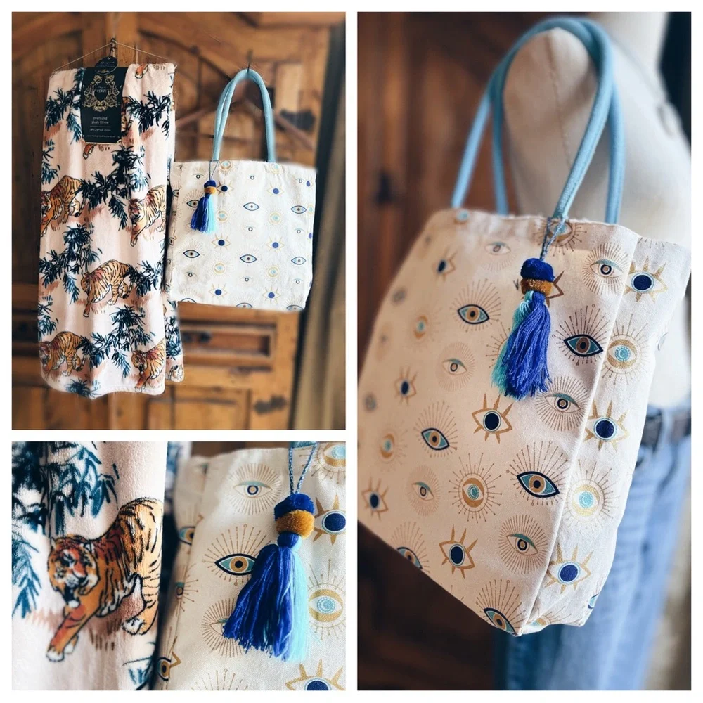 Blanket and Tote  Two Piece